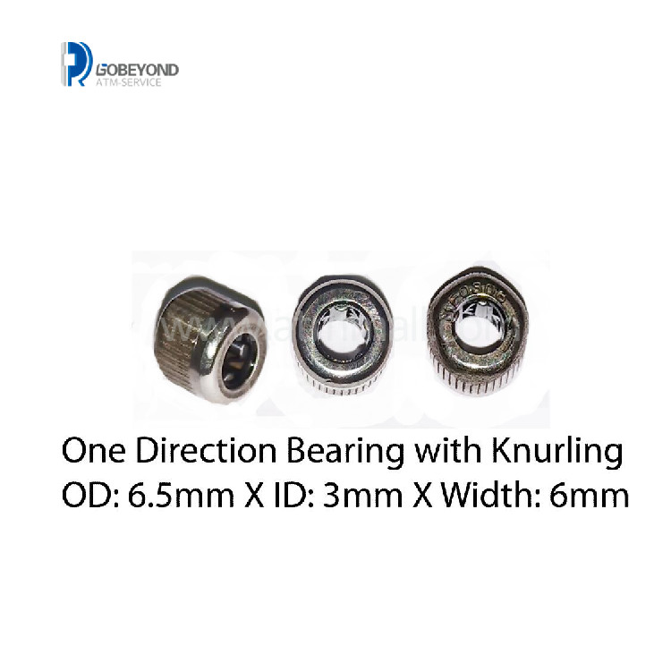 101100431 ATM Spare Parts Bearing Width 6mm With Knurling