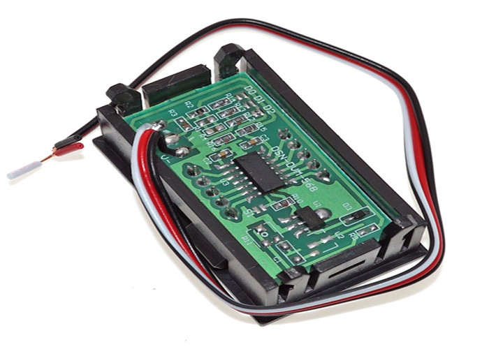 DC 3 Wire LED Digital Display Meter Voltage 48 * 29 * 22mm Dimensions