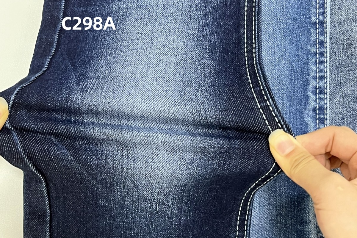 Factory Price 12 Oz Stretch Woven Denim Fabric For Jeans