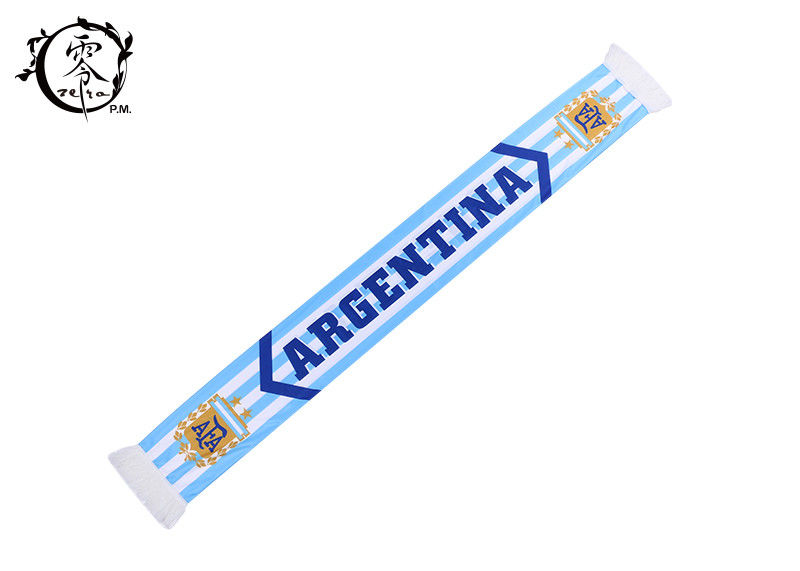 FIFA Argentina Winter Custom Sports Scarves Polyester Warm Long Size