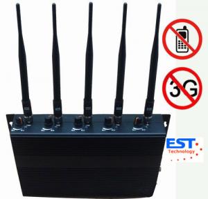 Buy cheap High Power Cell Phone Signal Jammer For Schools EST-505C with Remote Control product