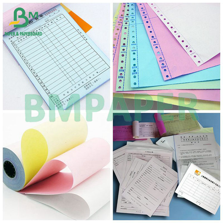 60gsm CFB CB CF NCR Carbonless Copy Paper Receipt Ticket Paper