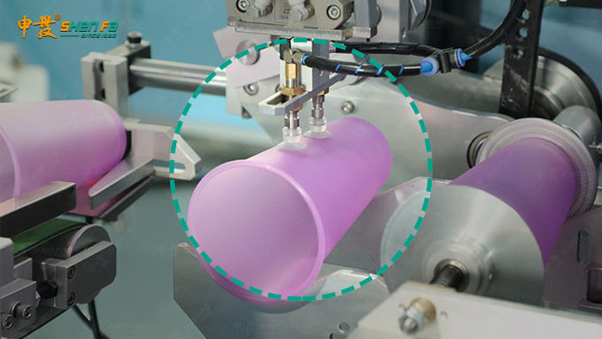Automatic servo one color plastic cone cup screen printing machine with auto loading and unloading system SF-ASP/F/R1.