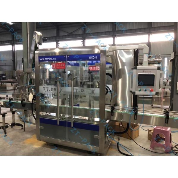Oil Liquid Soap Automatic Cap Tightener 2500bph Automatic Cap Sealing Machine