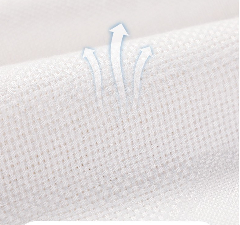 Plants Flower Pattern 40S Cotton 6 Layer Gauze Fabric High Hygroscopicity
