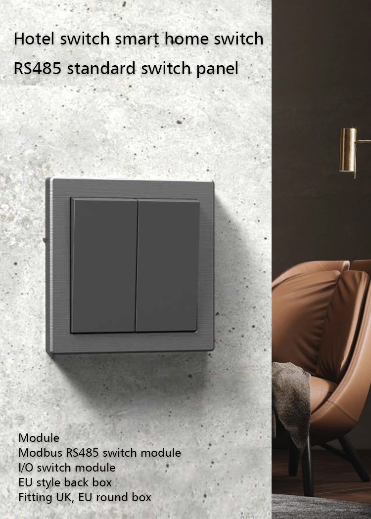 Modbus Smart Home Electrical Switches 12V DC Controlling lamp