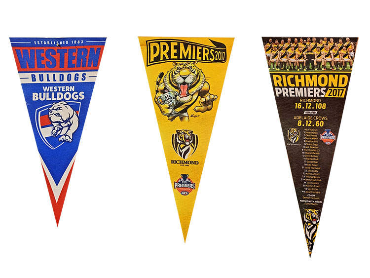Swil 12"X18" Felt Pennant Flag , 100 Polyester Triangle Banner Flags