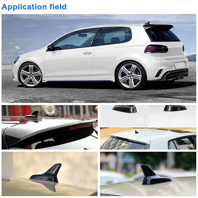 Black Color SUV Car Aerial Antenna Shark Fin 28dbi 174MHz RHCP Polarization