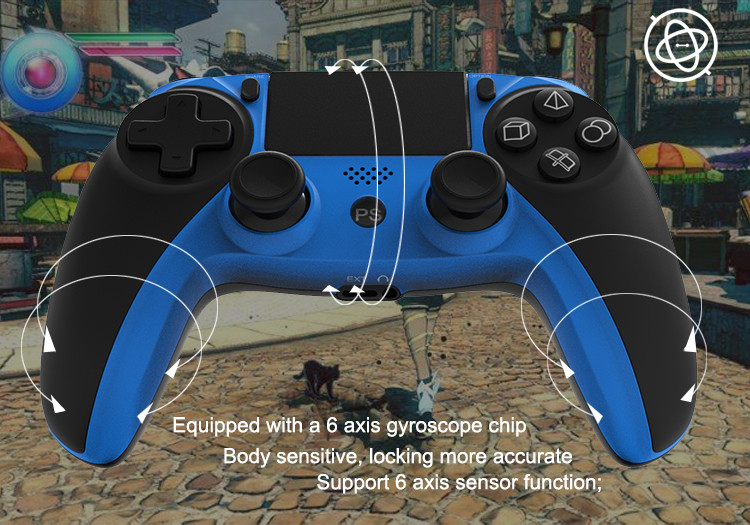 Onikuma 0.3kg 7032 PS4 Bluetooth Gamepad For Gaming Controller