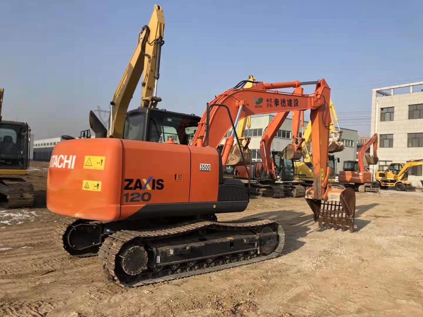 Strong Power EX100 10T Wheeled Used Hitachi Excavator