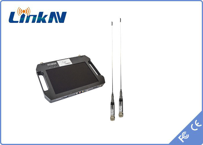 1km Police Covert Video Transmitter COFDM Low Delay H.264 High Security AES256 Encryption with Battery