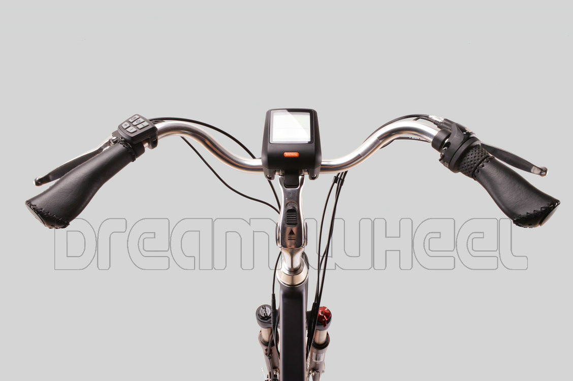 28km/H Electric Urban Bikes 36V 350W Middle Gear Motor Aluminum Frame
