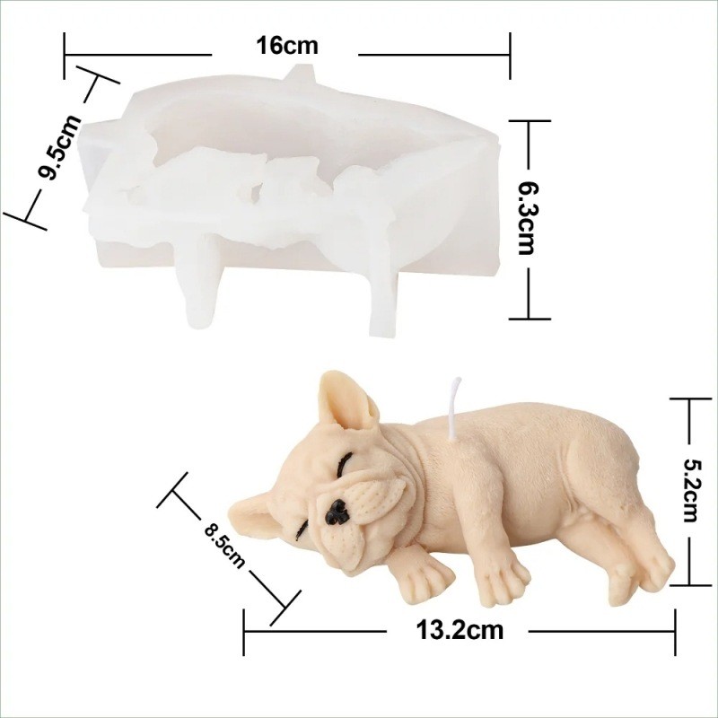 Customized DIY Silicone 3D Animal Candle Mould for Soap and Chocolate Christmas Gift