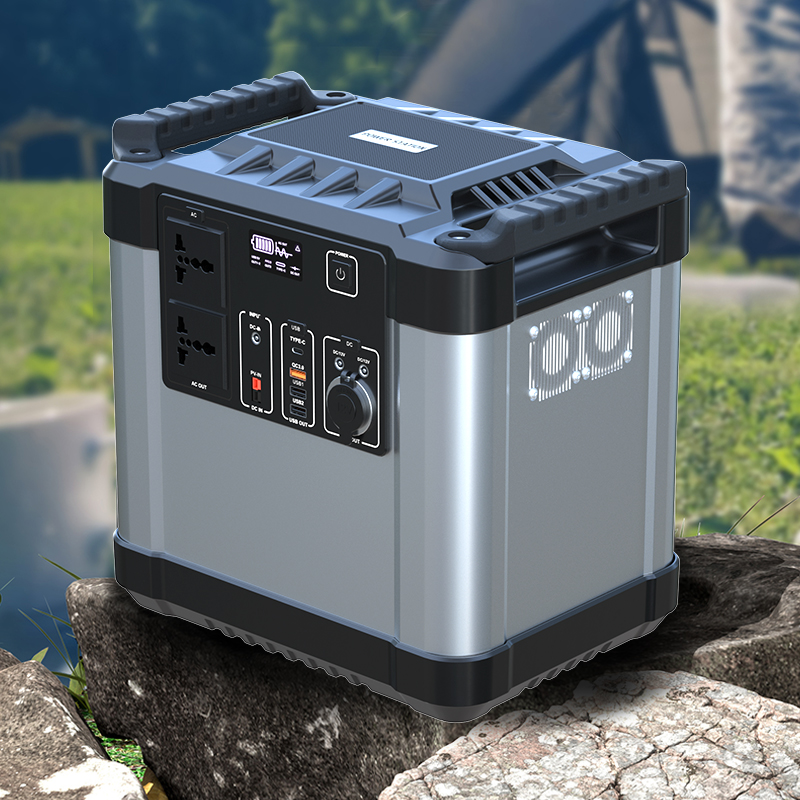 Pure Sine Wave Portable Electric Power Station 2220Wh Backup 110V / 2000W