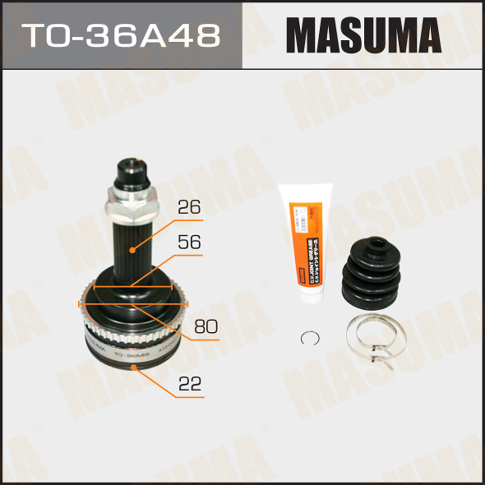 TOYOTA COROLLA II EL51 Car C.V. Joints with Boot BTK 43460-19755 43460-19756 43460-19758