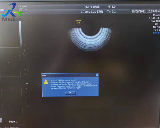 GE RIC5-9-D 4D Probe Motor Repair Motor Control Failures