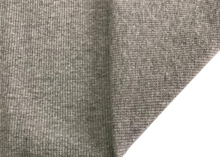 21s, 32s cotton/spandex ribbings fabric, 2X2 thread collar neck cuff screw knitted stretch fabric