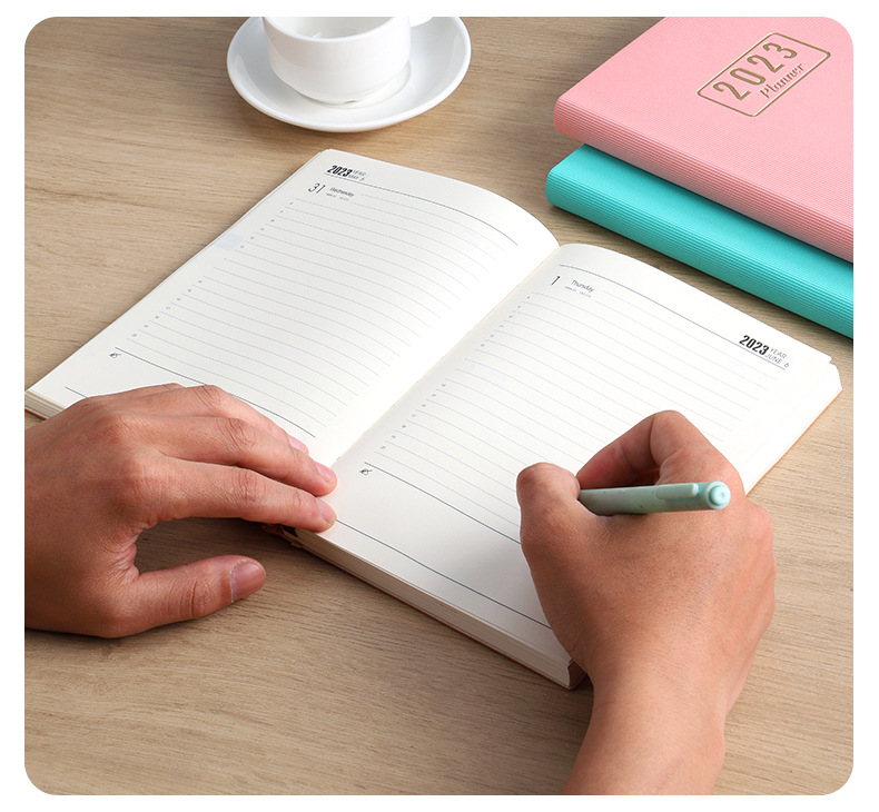 Custom Artifical PU Leather Note Book Diary Book Stationary Notebook at for Gift