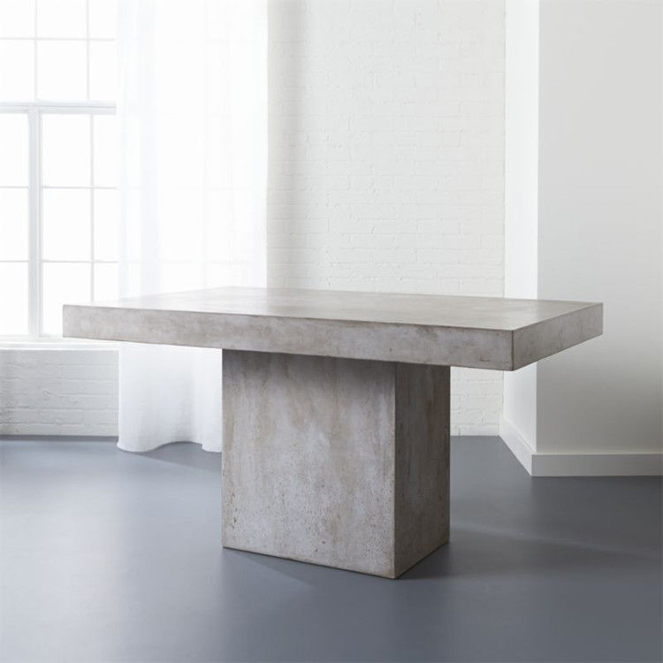 Direct Factory Modern Concrete Table Furniture Set for Patio Concrete Table Decoration