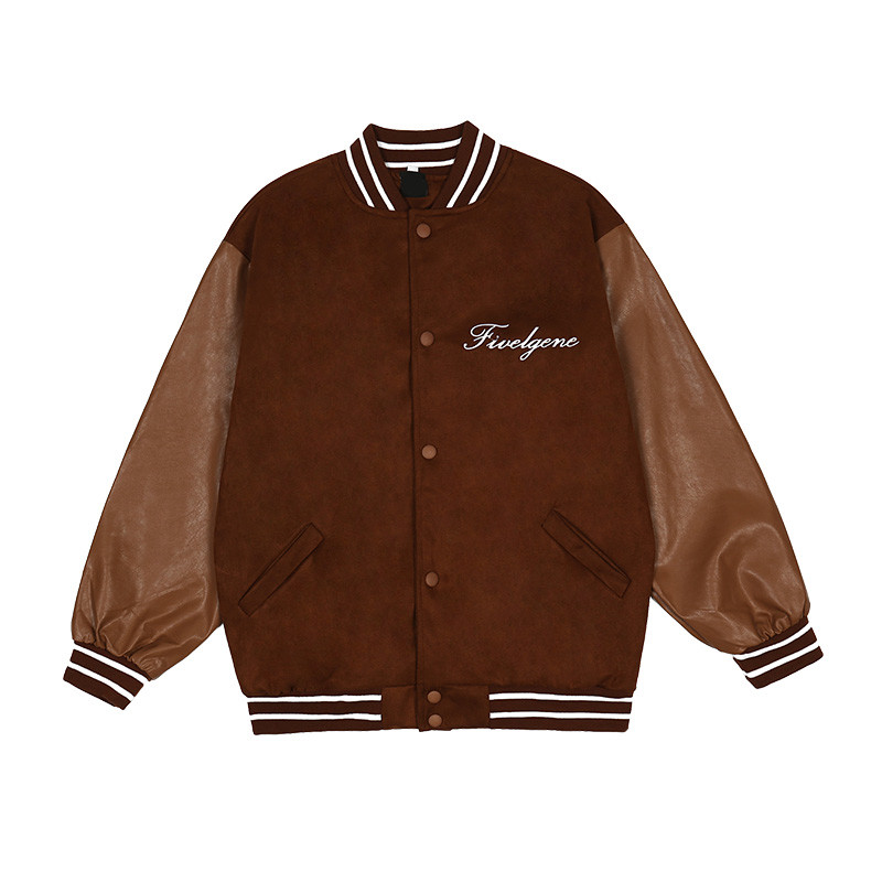 125Gsm-160Gsm Customized Suede Men Jackets Padded Windbreaker Jacket