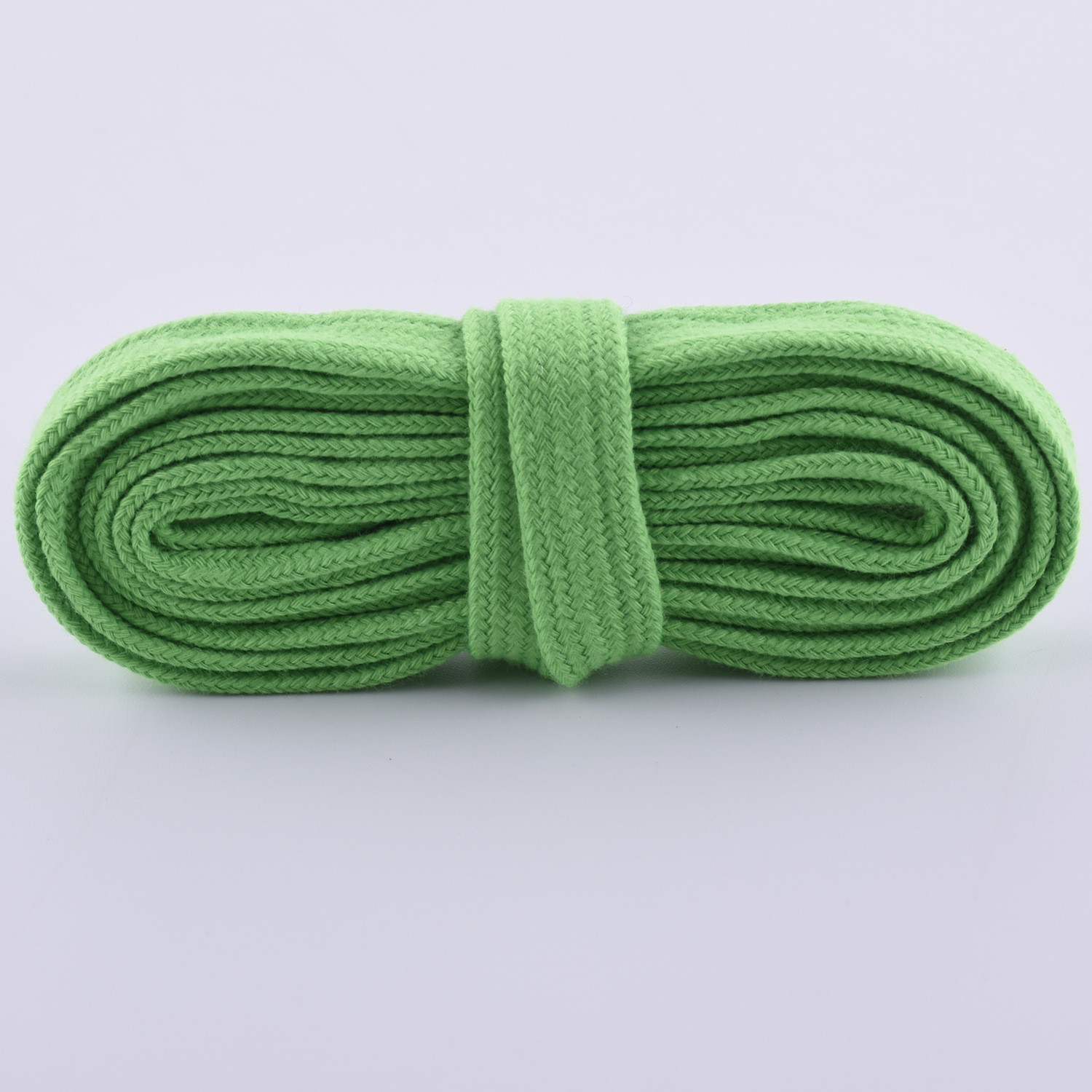 12mm Flat Braided Cotton Cord ISO14001 Coloured Macrame Cord