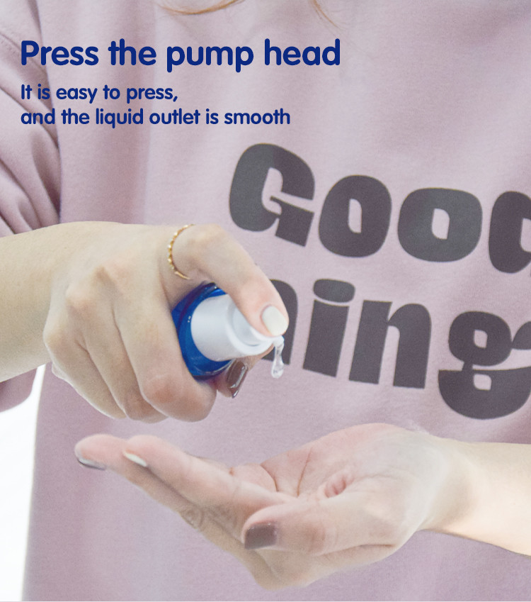 15ml / 30ml / 50ml Customized Color And Logo Oval Shape Cosmetic Vacuum Lotion Essence Packaging Bottle UKA70