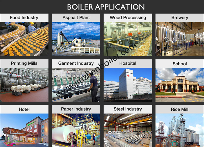 Industrial 2 Ton 2000kg Diesel Oil Gas Fired Steam Boiler For Jam Manufacturing