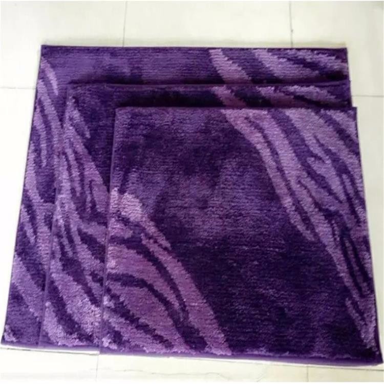 Colorful shaggy microfiber polyester material mat for bath