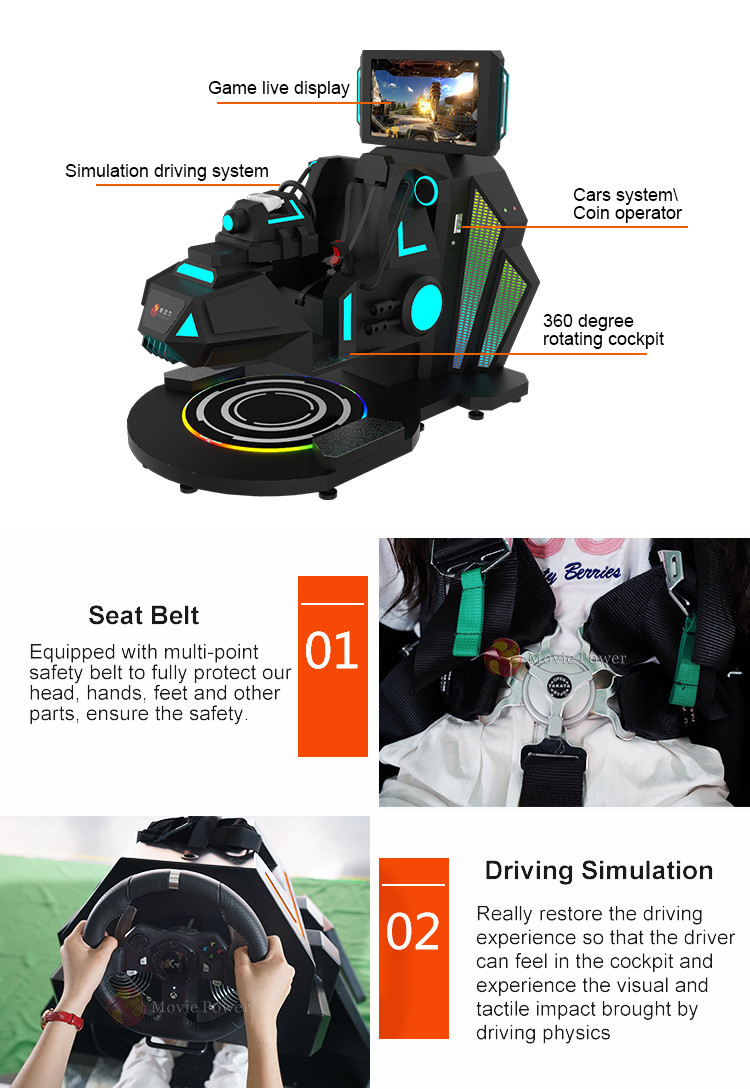 Vr Warship 720 Rotation Flight Simulator 4d 9d Virtual Reality 360 Degree Flight Simulator