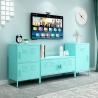 Buy cheap Living Room Knock Down Mail Packing Steel TV Cabinet from wholesalers