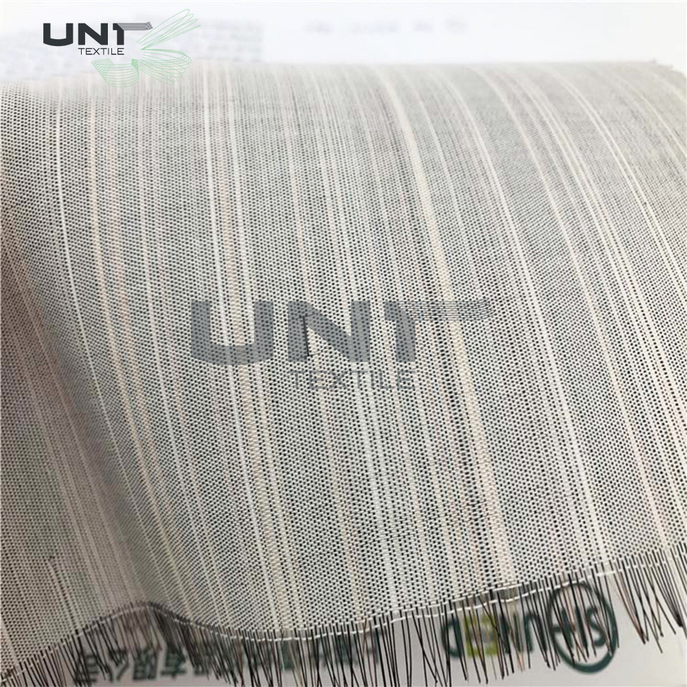 Fashionable Shrink Resistant Horse Tail Hair Interlining For Suits Jackets