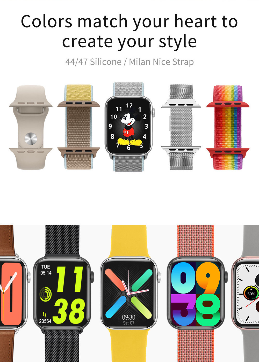 IWO K8 Blt Call Smartwatch 320*385 1.78 Inch IWO 12 Pro Max For IOS Android Phone Heart Rate Temperature Side Key Rotati