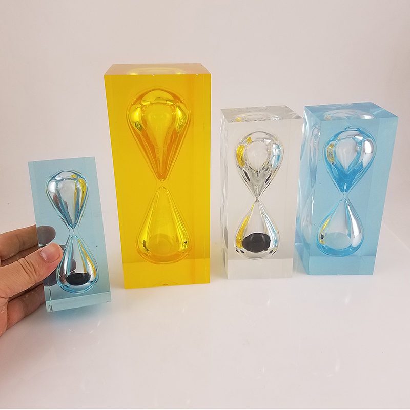 1 3 5 Minute Acrylic Hourglass Custom Crystal Hourglass