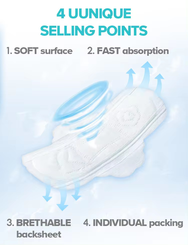 Free Samples Sanitary Pads Disposable Cotton Panty Liners For Women Menstrual Period