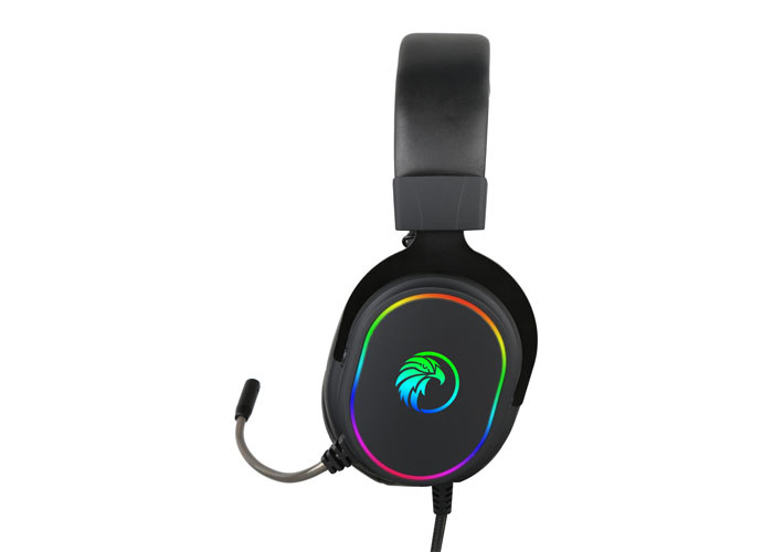 USB Plug Vibration Gaming Headset Headphone 50MM Steel Headband