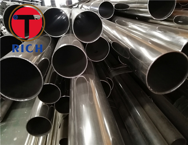 SA554 304 316 Automotive Steel Tubes Welded Stainless Steel Exhaust Tubing