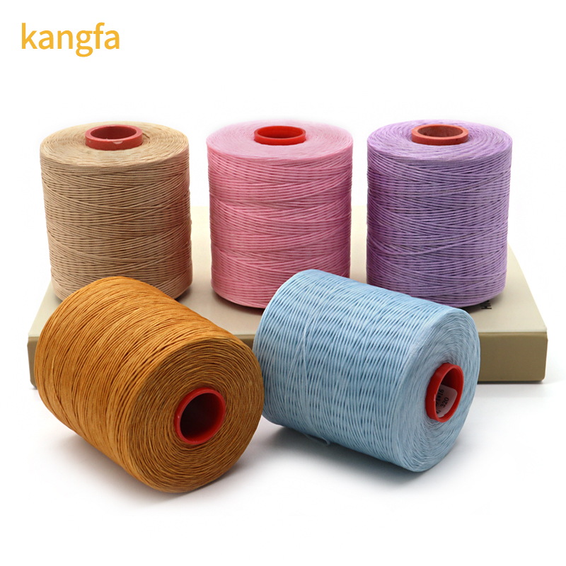 260m Leather Sewing Flat Wax Thread in 0.8mm Thickness with 240 Color Options