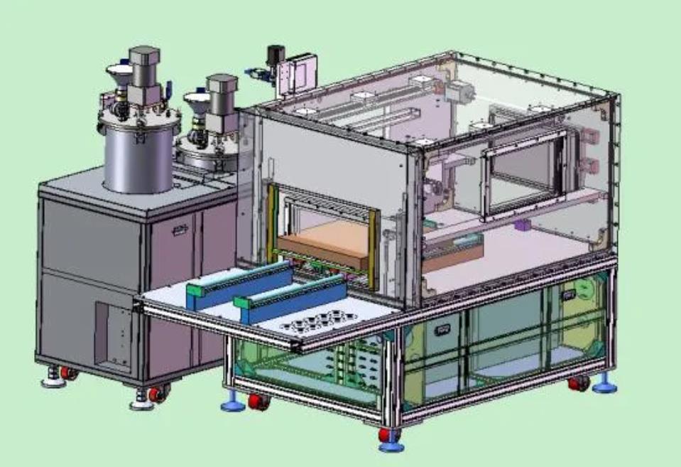 Transformer Vacuum Potting Dispensing Machine with Out-Gluing Rate 5-66g/5s and Pump