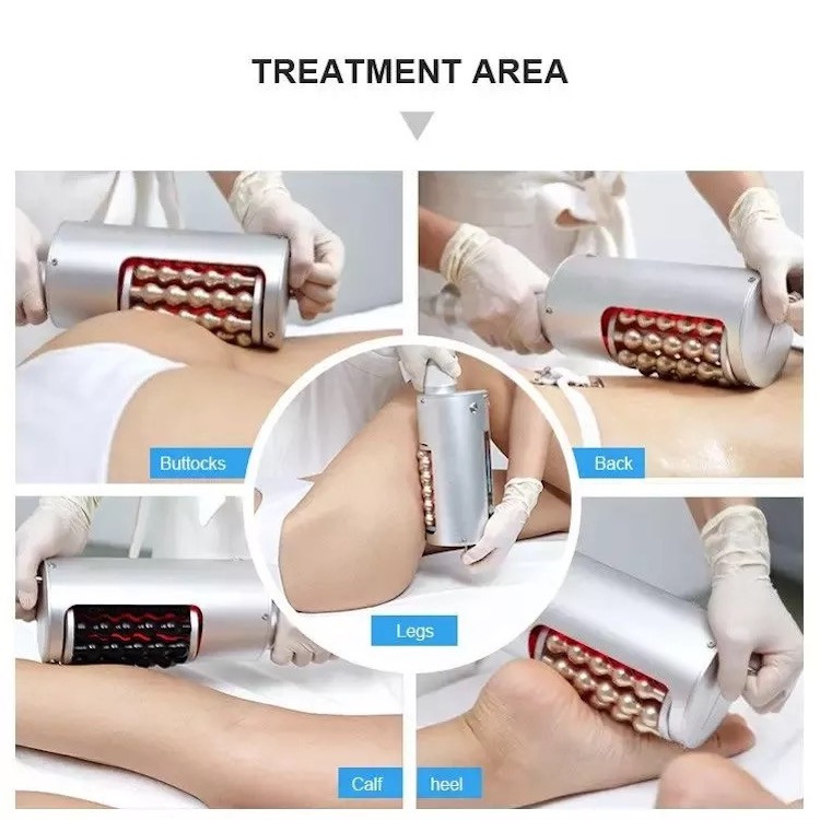 Fat Burning Cellulite Treatment Machine , 8D Inner Ball Vacuum Cavitation Roller