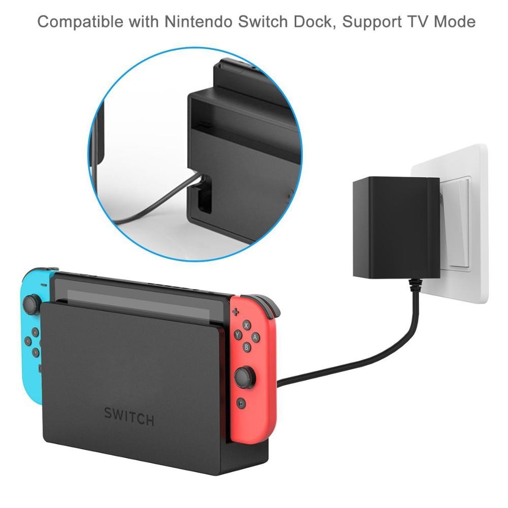 Quick Charger Fast wall charger QC 3.1 for Nintendo Switch console and console dock