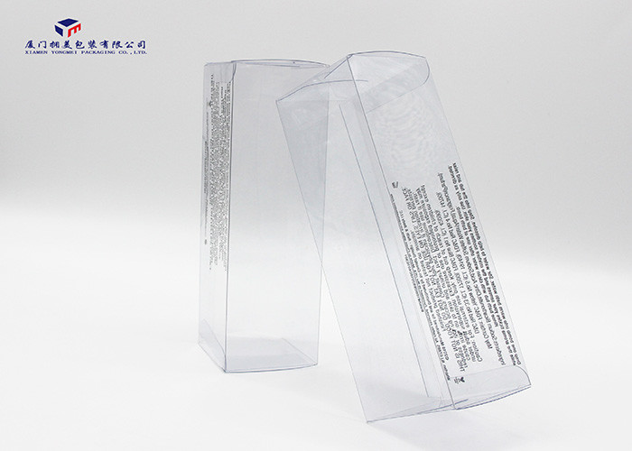 Super Clear PVC Rigid Plastic Boxes Plastic Retail Boxes Light Weight Two Ends Open