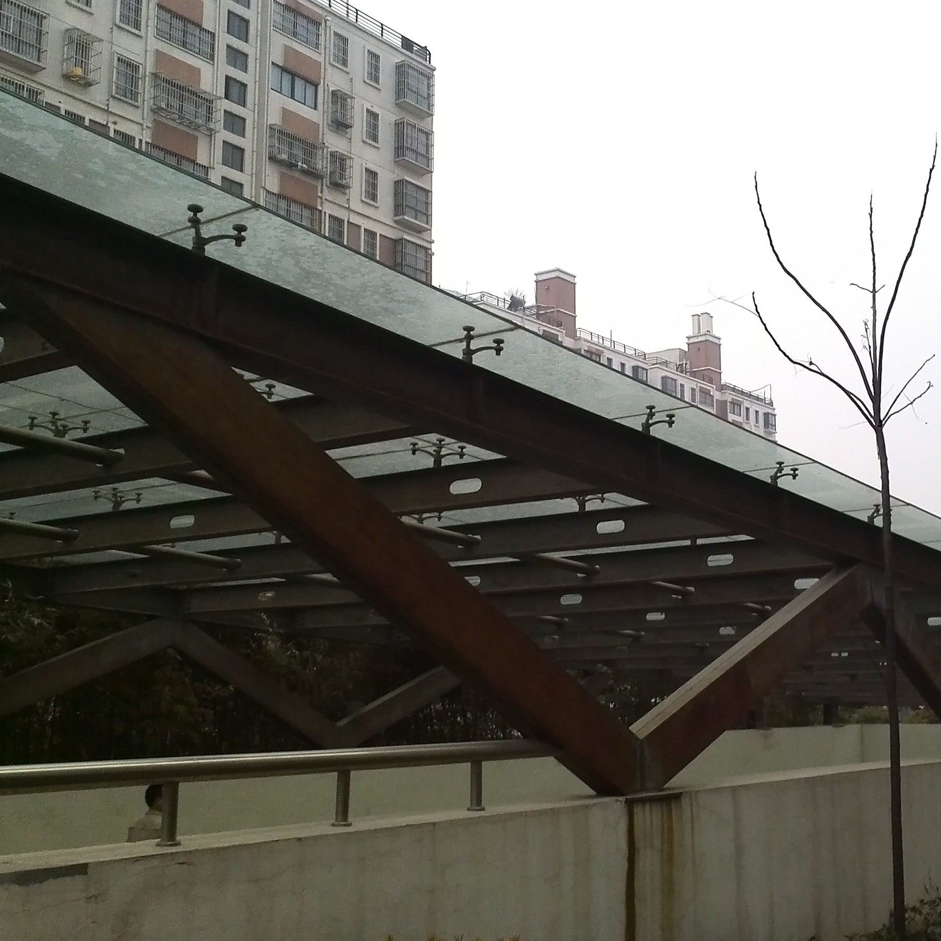 Prefabricated Q345 Polycarbonate Roof Dome Skylight 960mm Customized