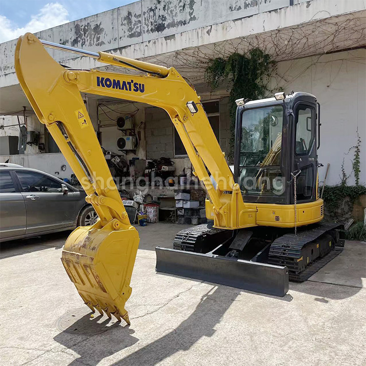 Used Komatsu PC56 7 Excavator Original Japanese Second Hand PC56-7 Tracked Excavator