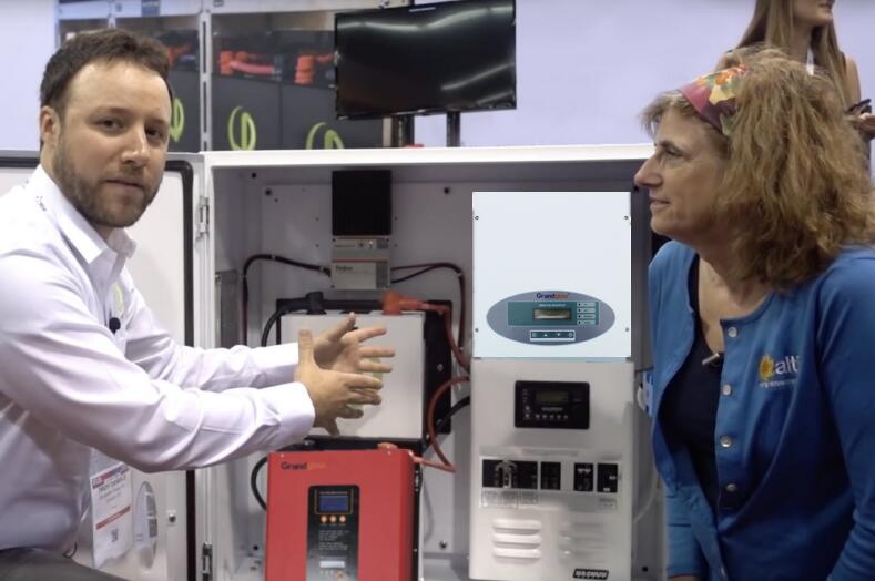 Hot selling grandglow photovoltaic grid connected three-phase inverter 10kW output 220V pure sine wave high efficiency