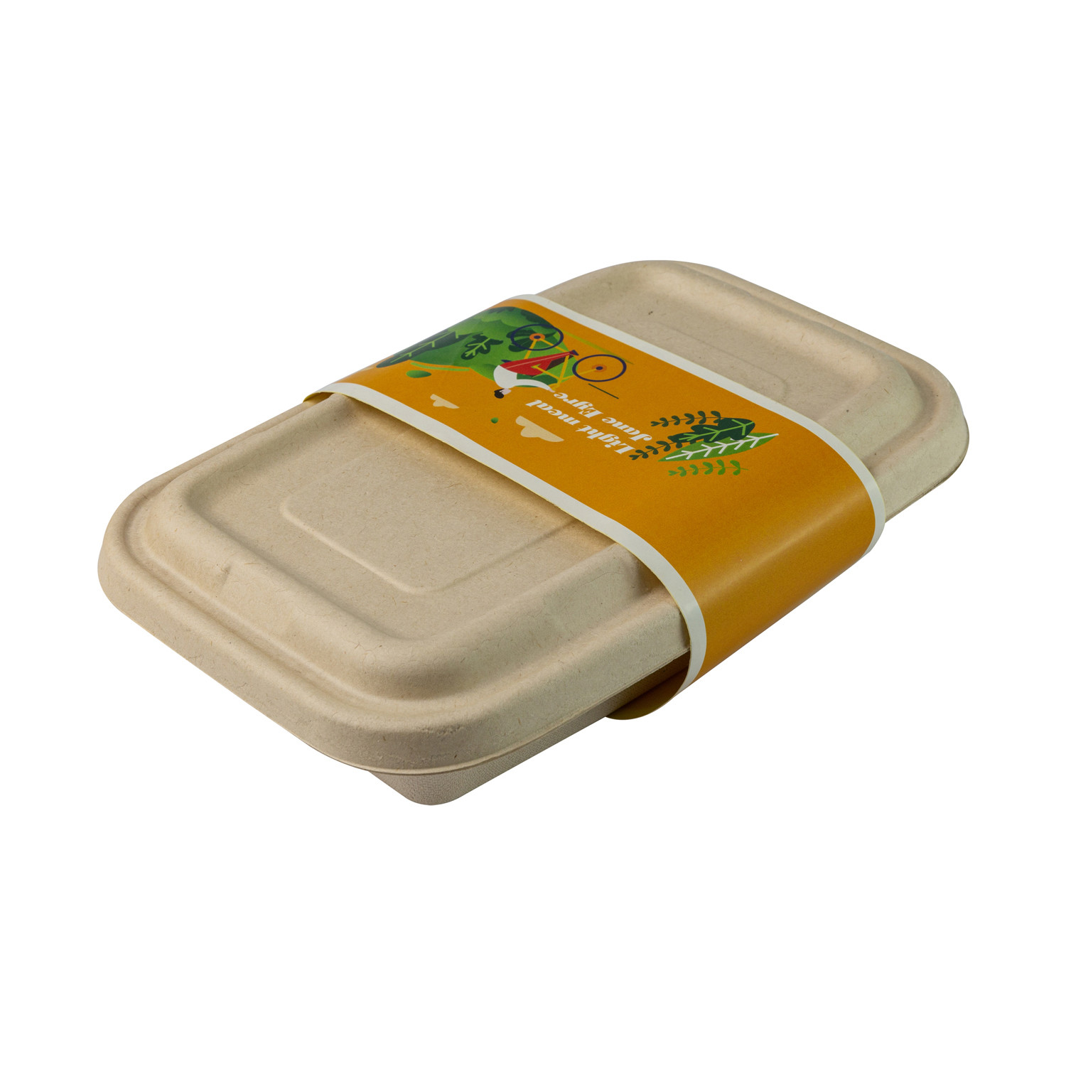 Factory 100% Biodegradable Compostable Bagasse Pulp Packaging Food Container