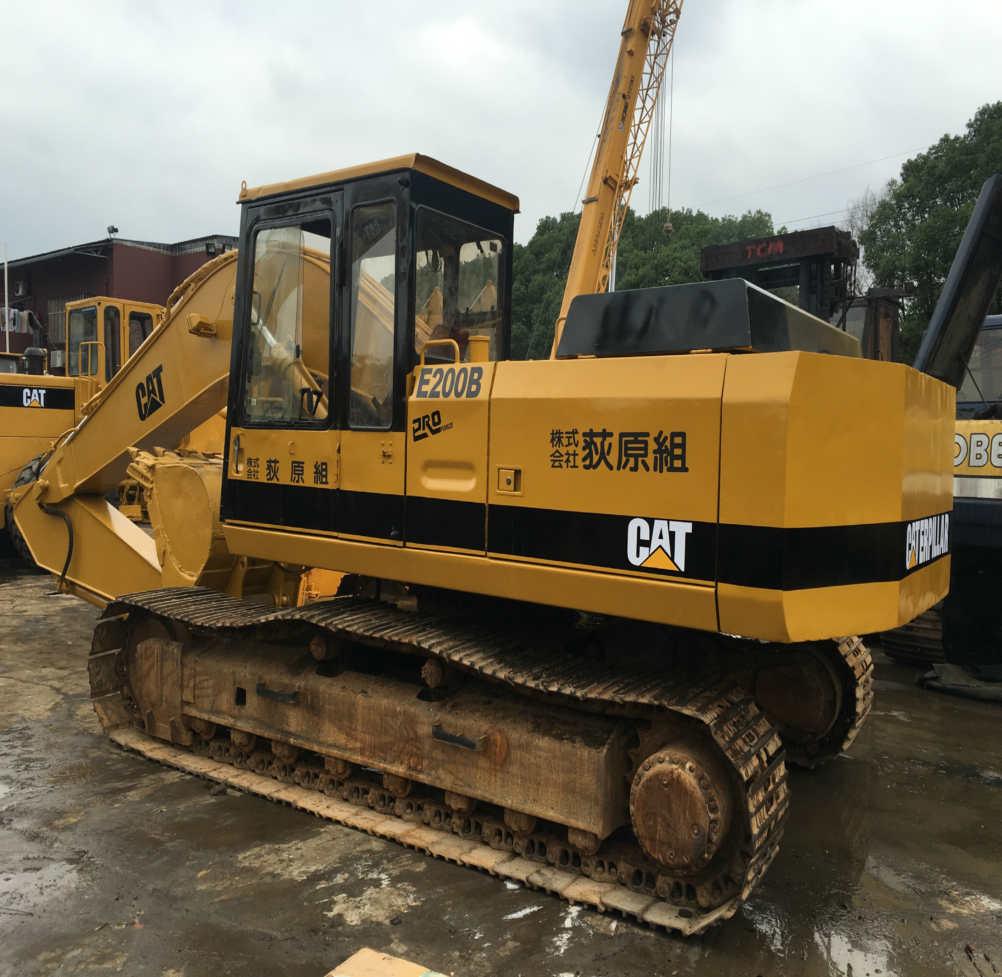 E200B E70B EX200 Used Cheap Price Japanese Hydraulic Crawler Excavator , Construction Machinery Excavator