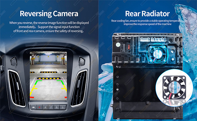 Ford Focus 2012-2018 Android Car Stereo with Apple Carplay Rimoody 9.7 Inch