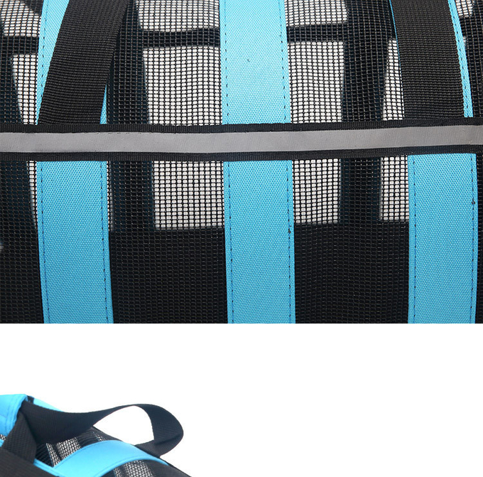 Dog And Cat Portable Handbag With Breathable Mesh On Four Sides Foldable Pet Cage