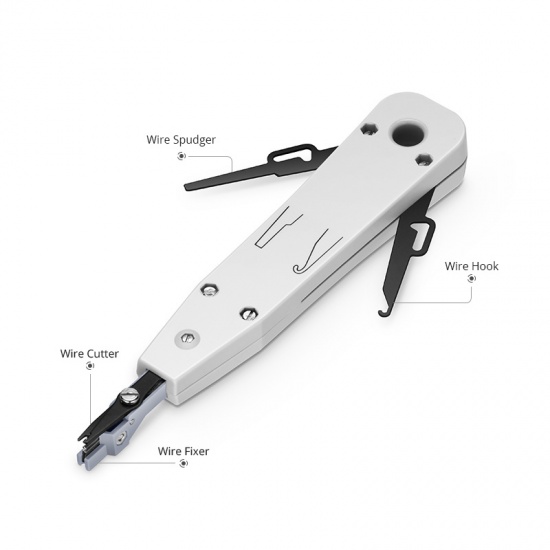 Wireless Lan Network Impact Punch Down Krone Insertion Tool with Customizable Length