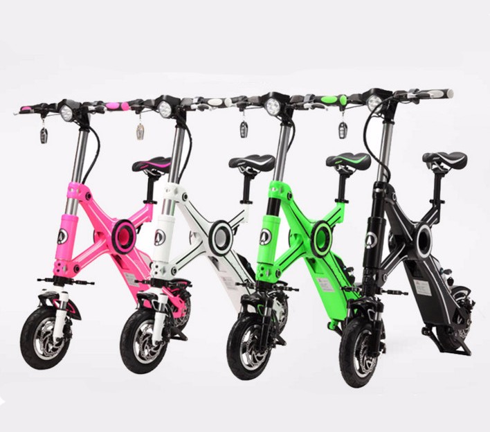 EcoRider 350w motor chainless Folding Electric Bicycle fashion styles